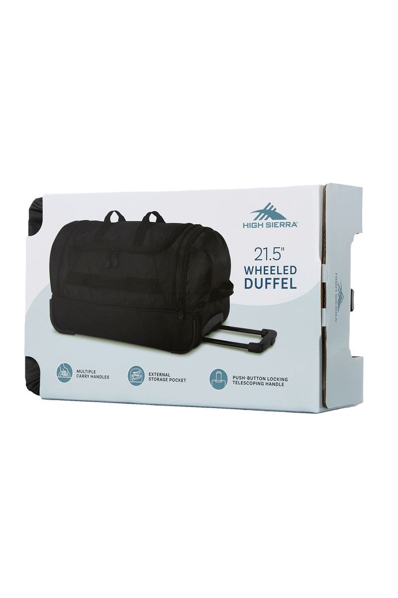 Boxed Wheeled Duffle Boxed Carry-On Wheeled Duffle 55 cm